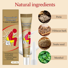 Close-up of Kunnozz cream tube showing easy-to-use dispensing area.