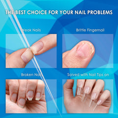 KUPA Soft Gel Tips Ultra Clear polymer flexibility reduces breakage risk.