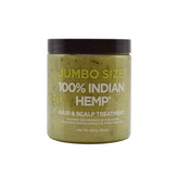 Kuza 100% Indian Hemp bottle 18oz shown for nourishing scalp and hydrated hair.