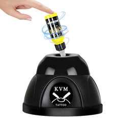 KVM Mini Vortex Mixer center-push operation enables rapid mixing.