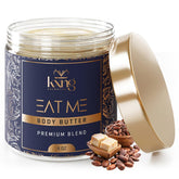 KXNG Cosmetics body butter with organic shea for rich hydration.