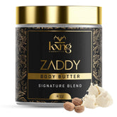 KXNG Cosmetics Organic Shea Body Butter 4oz bottle delivers deep hydration for dry skin