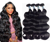 KXRO 16-inch body wave bundle showcases premium virgin hair texture for daily wear