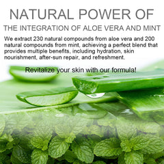 KYAALN Aloe Gel with mint cooling for soothing skin