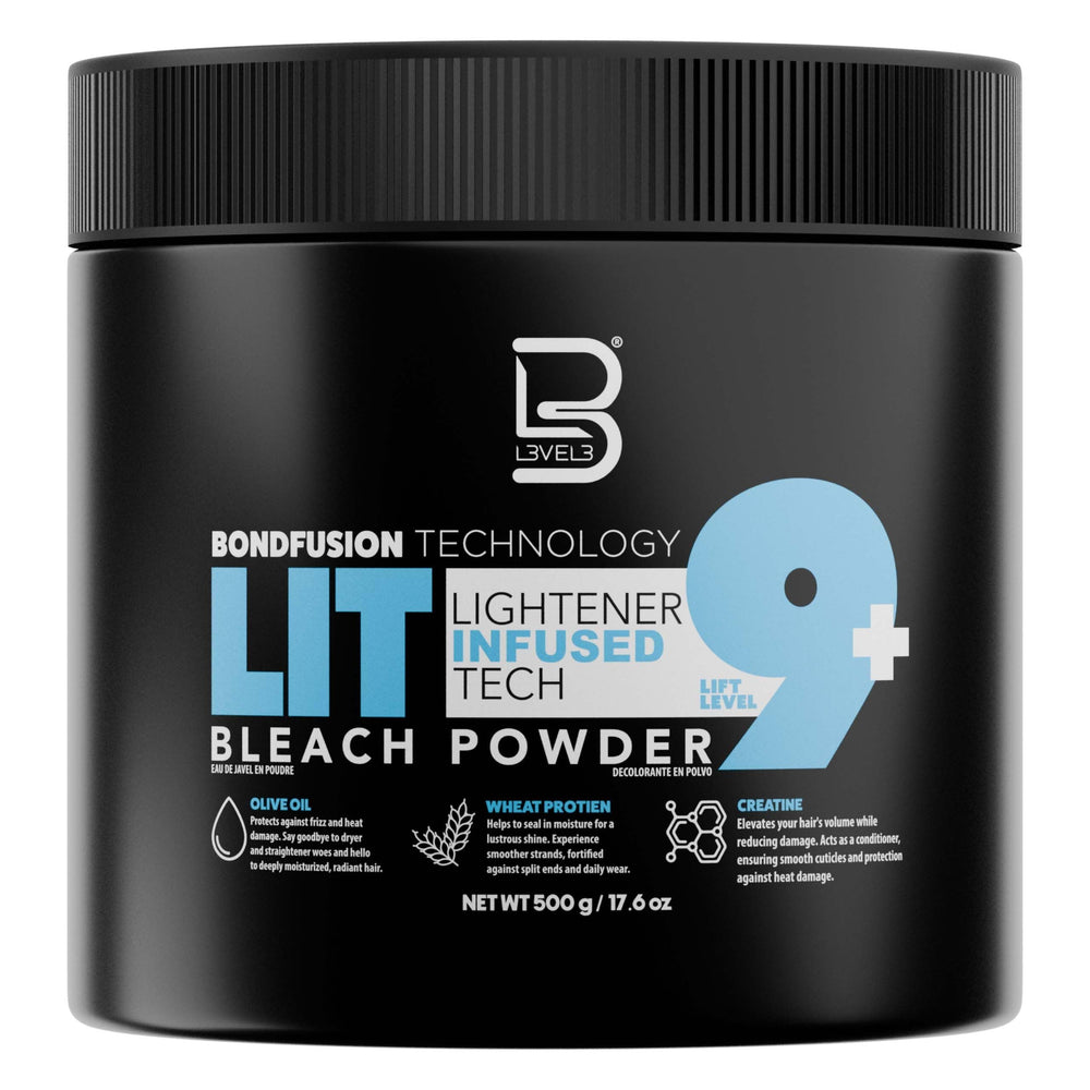 L3 BondFusion LIT Bleach Powder packaging for a professional setup