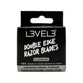 L3 double edge razor blades with platinum coating for a precise, smooth shave.