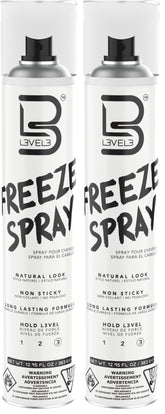 L3 Level 3 Hair Spray bottle showing extra hold for long-lasting style
