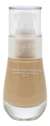La Bella Donna Marta foundation bottle close-up for a radiant, hydrated finish.