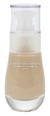 La Bella Donna Nicoletta liquid foundation bottle with SPF 15 delivering radiant coverage.