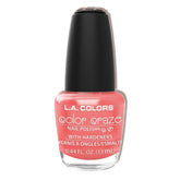 L.A. COLORS Color Craze Frill bottle glistening for a bold, high-shine manicure.