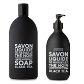 La Compagnie de Provence Black Tea liquid soap in glass pump bottle for silky hand cleansing