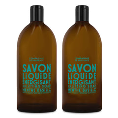 La Compagnie de Provence refill bottles for easy, eco-friendly hand care refills.