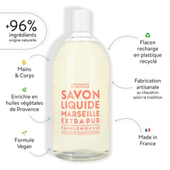 La Compagnie de Provence pink grapefruit bottle pour for quick hand cleansing
