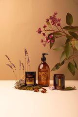 Recyclable pump bottle from La Compagnie de Provence supports easy refills.