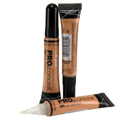 L.A. Girl HD Pro Conceal Warm Honey swatch on skin demonstrates seamless blending