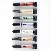 L.A. Girl Pro Concealer Set with orange, yellow, and green correctors for versatile color correction.