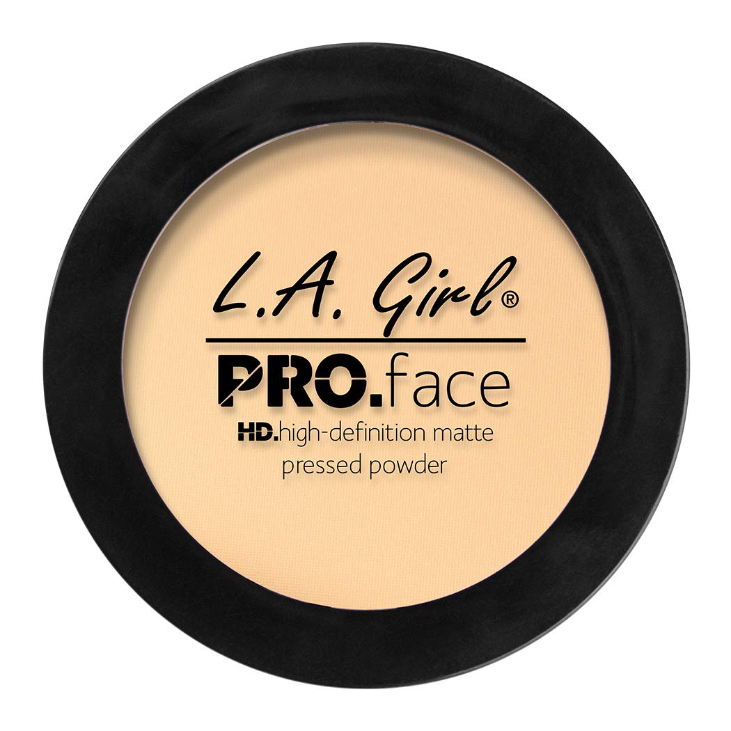 L.A. Girl PRO.Face Matte pressed powder Classic Ivory in compact for a smooth, oil-control finish.