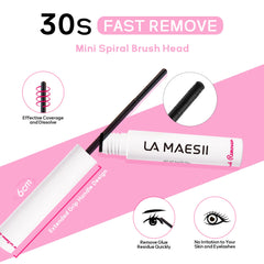 La Maesii mild formula bond-seal for comfortable at-home application.