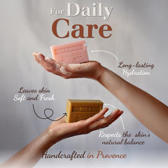 La Maison du Savon de Marseille French milled bar soap with creamy lather and lasting lightweight feel.
