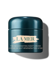 La Mer Rejuvenating Night Cream bottle shown for deep overnight hydration