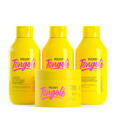 La Pocion Tongolé Shampoo bottle ready to hydrate and define curls.
