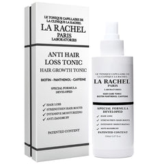 La Rachel anti-hair loss tonic bottle for easier daily use and healthier-looking hair.