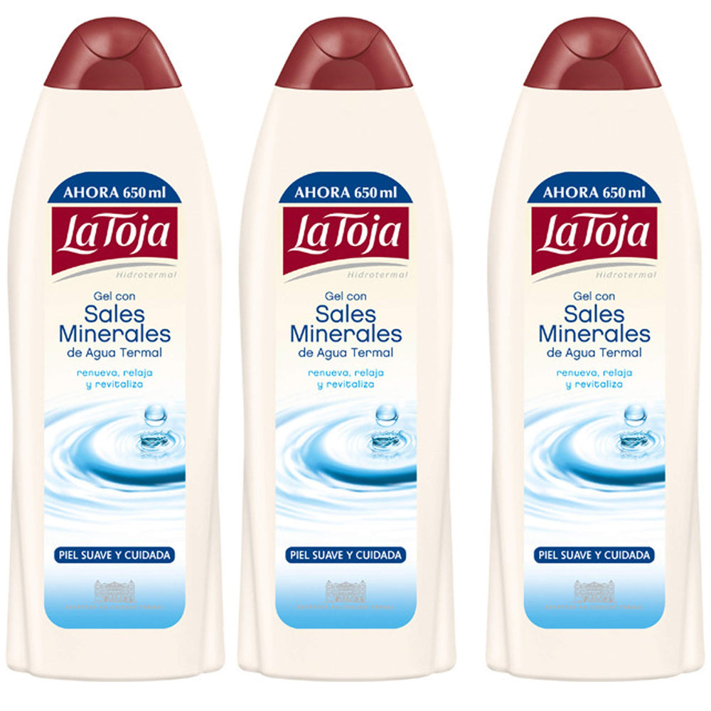 La Toja Shower Gel triple pack bottles for daily cleansing ritual