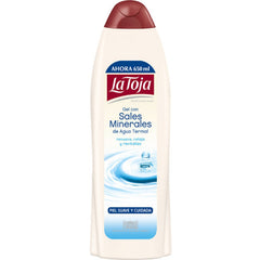 La Toja Shower Gel 600 ml bottle pour for refreshing cleanse