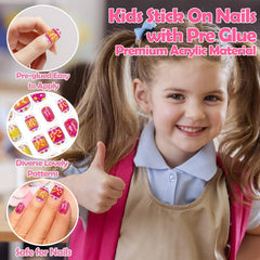 Labeol durable glue tabs for easy, kid-friendly nail application