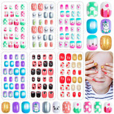 Labeol kids nails six boxes offer varied sizes for easy nail art play