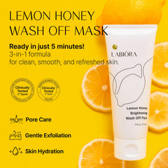 Labiora sugar-polish exfoliation beads visible for comfortable polishing