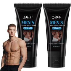 LABJD Intimate Hair Removal Cream applied to pubic area for quick, painless smoothness