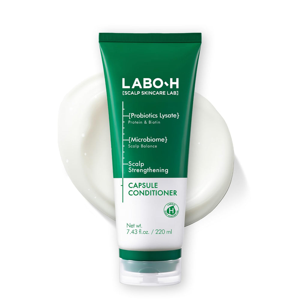 LABO-H bottle pour for easy scalp care and hydration.