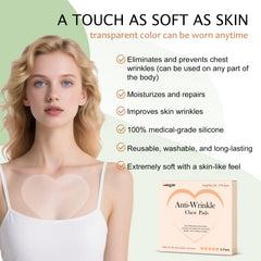 LABOLOW patches displayed on a clean chest for gentle overnight care.