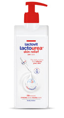 Lactovit Lactourea bottle pour for easy daily hydration.