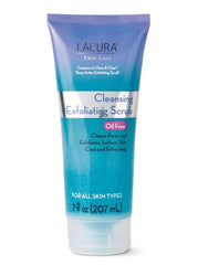 Lacura Face Care Cleansing Exfoliating Scrub bottle for daily cleansing and gentle exfoliation.