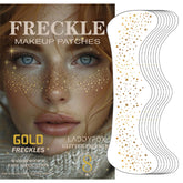 LADDYFOX 8-piece gold face patches create a sparkling party-ready look.