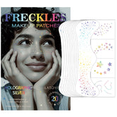 LADDYFOX holographic freckle patches add instant shimmering accents for events