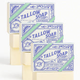 Lady May Tallow Lavender Mint bar — soothing cleanse with deep hydration.