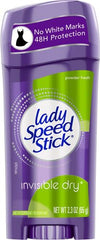 Lady Speed Stick Invisible Dry Powder Fresh application shows smooth, residue-free protection for all-day wear.
