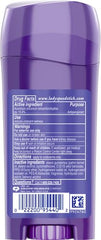 No white residue from Lady Speed Stick Invisible Dry after application.