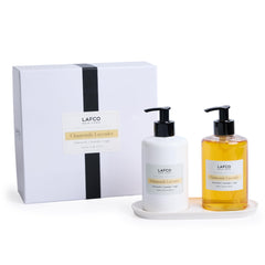 LAFCO New York Hand Care Trio liquid soap enhances daily hand cleansing with a spa-like aroma.