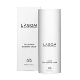 LAGOM Cellus Mild Moisture Cream bottle closeup showing fragrance-free hydration for sensitive skin