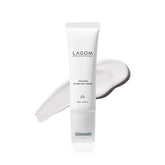LAGOM collagen lifting neck cream with roller bottle enables smooth, targeted application.