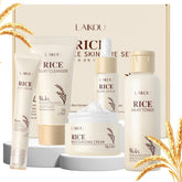LAIKOU rice cleanser bottle with pump for gentle daily cleansing