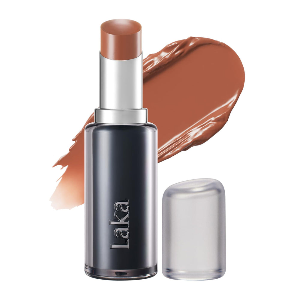 Laka Devil Lip compact shows bold color for on-the-go lip color.