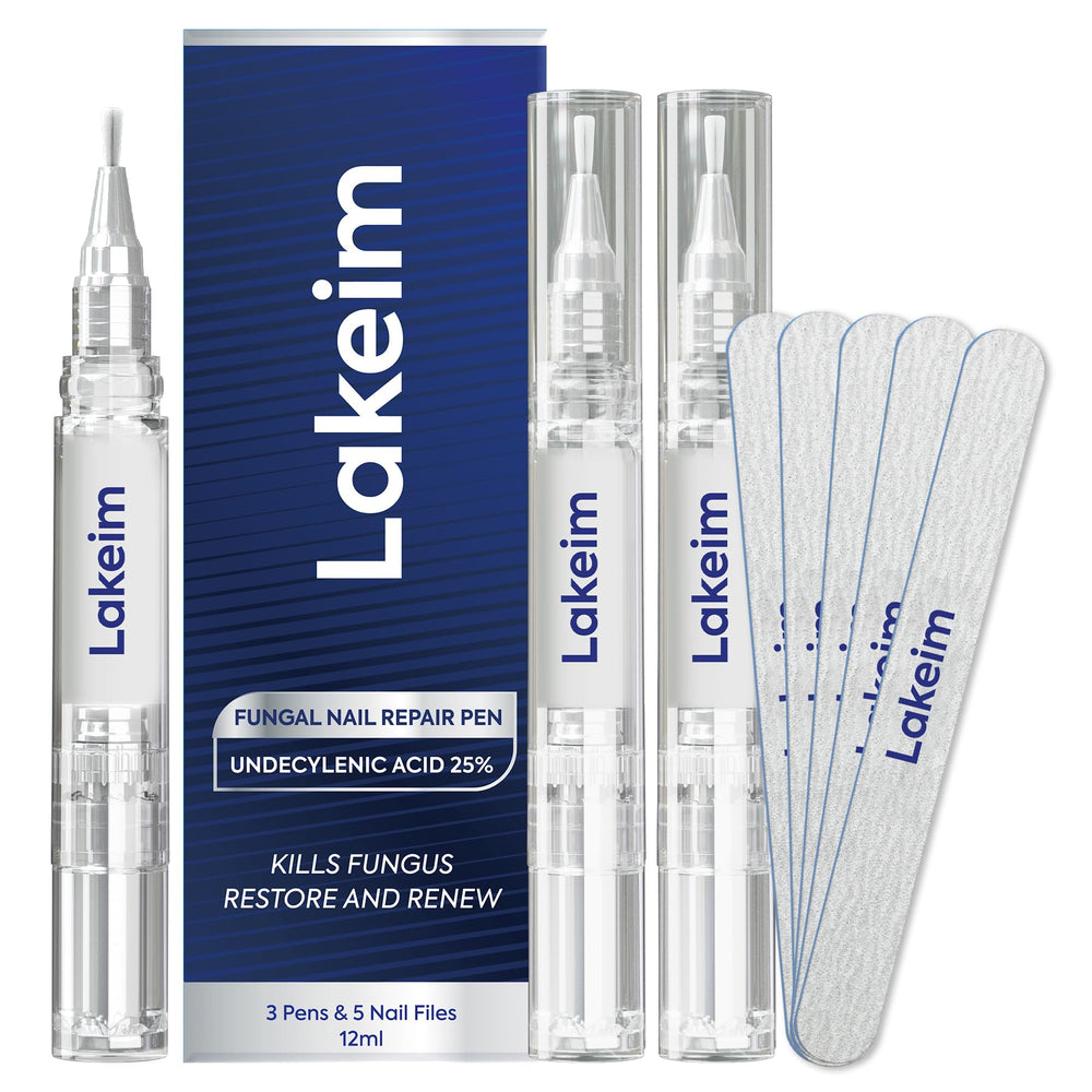 Lakeim Toenail Fungus Pen application demonstrates precise daily treatment for nails.