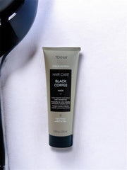LAKME Teknia Black Coffee Mask application step for color refresh