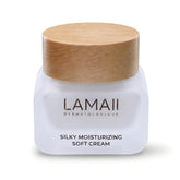 LAMAII Silky Moisturizing Soft Cream jar close-up for instant hydration