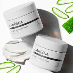 LANBENA Nose Pore Strips packaging for easy at-home pore cleansing.